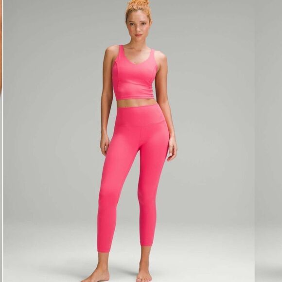 Lululemon double lined align pink LW5FBUS size 12 - Picture 1 of 14